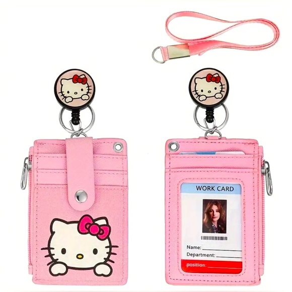 NIP- Hello Kitty ID Badge/Lanyard - Picture 1 of 2